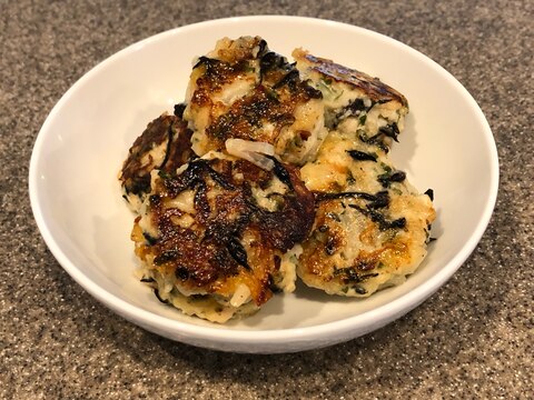 おつまみにも！鶏ひき肉と大葉の味噌チーズつくね